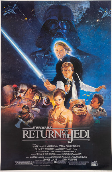 RETURN OF THE JEDI 1983 (STYLE B ONE-SHEET POSTER)