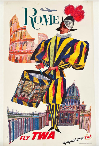 Rome Fly TWA Up Up and Away