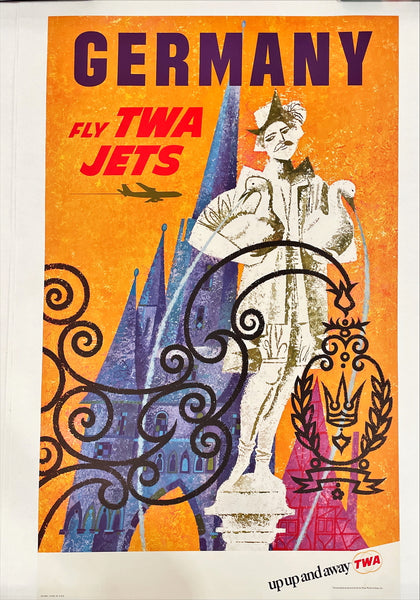 Germany Fly TWA Up Up and Away