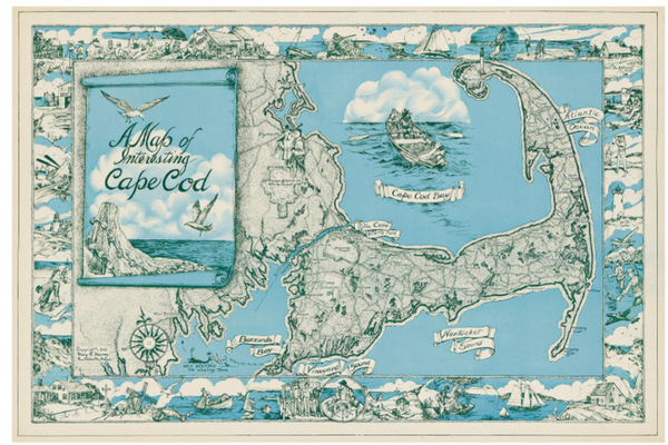 A Map of Interesting Cape Cod
