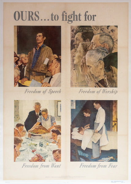 NORMAN ROCKWELL OURS TO FIGHT FOR