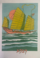 1927 CHINESE JUNK BOATS