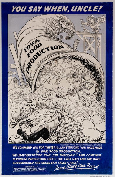 IOWA FOOD PRODUCTION 24 1/2 X 16