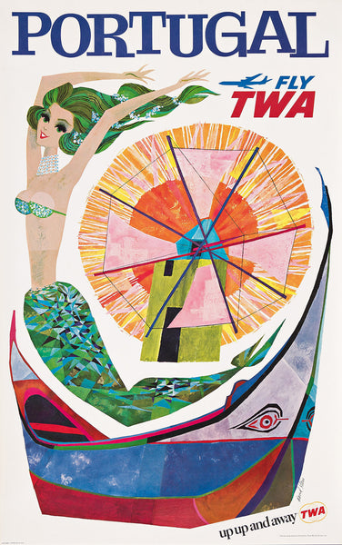 Portugal Fly TWA Up Up and Away