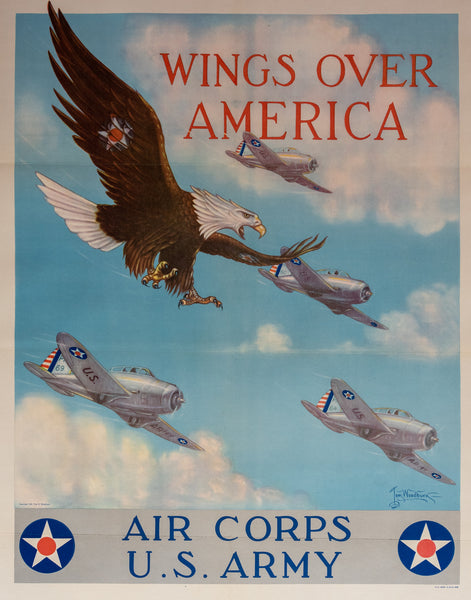 WINGS OVER AMERICA/AIR CORPS US ARMY 1941 32X25