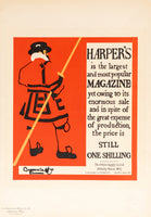 HARPER'S MAGAZINE 15 3/4 X 11 1/2 1896 (1895)