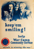 KEEP 'EM SMILING 1918 39x27 1/2