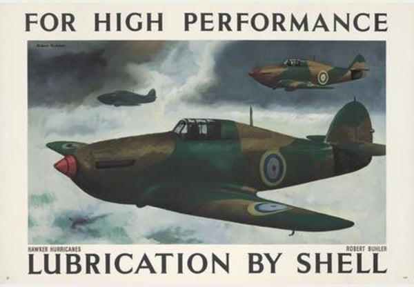 LUBRICATION BY SHELL / HAWKER HURRICANES