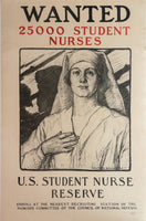 WANTED 25000 STUDENT NURSES 1918 42 1/2 X 28