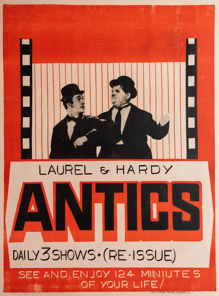 ANTICS RE ISSUE LAUREL & HARDY