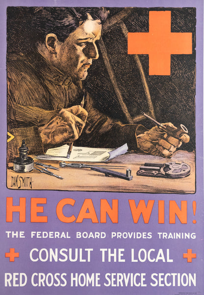 HE CAN WIN 1918-19 27 X 18 3/4