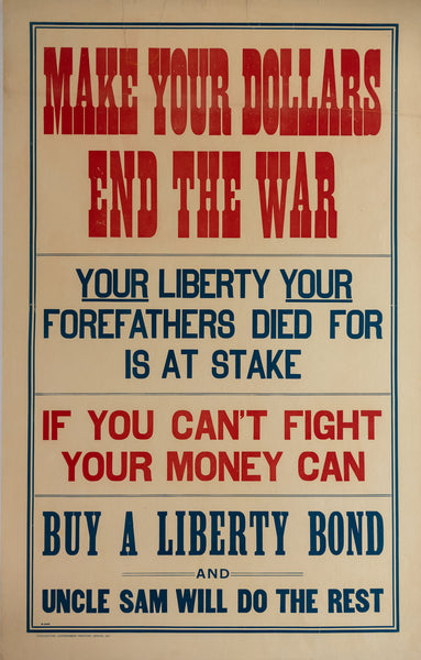 MAKE YOUR DOLLARS END THE WAR
