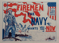 FIREMEN THE NAVY WANTS YOU NOW