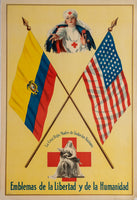 LA CRUZ ROJA, MADRE DE TODAS LAS NACIONES (ECUADOR) 1918 31 X 21